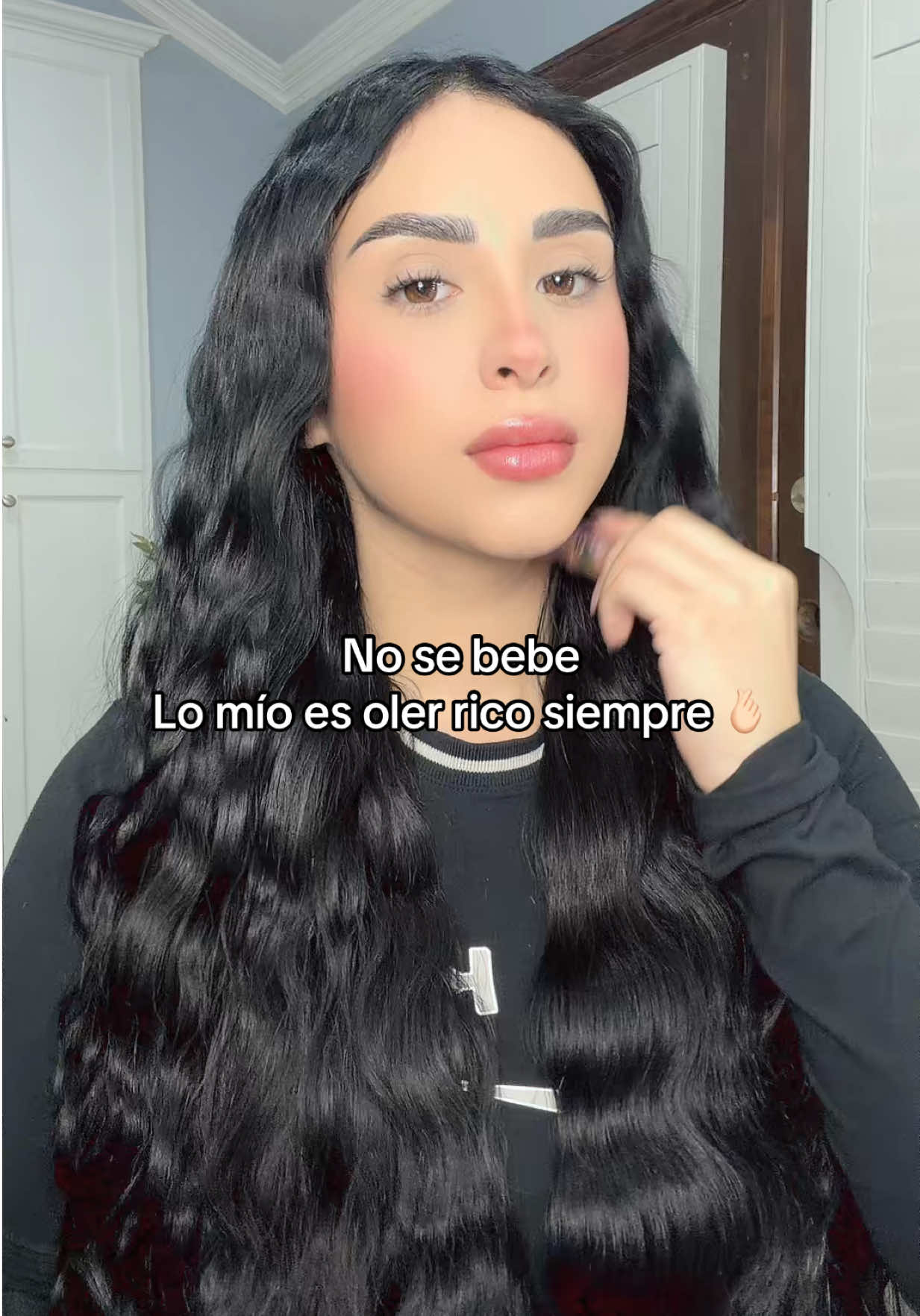 TikTok post by @fernandaapartida for DLA COSMETICS. Caption reads: Literal @DLA COSMETICS @KACHI🩷 #tiktokshop....