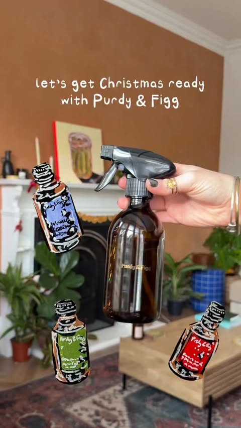 Instagram post by @drawingsofjoy_ for Purdy & Figg. Caption reads: Fun fact: we genuinely bought a @purdyandfigg kit....