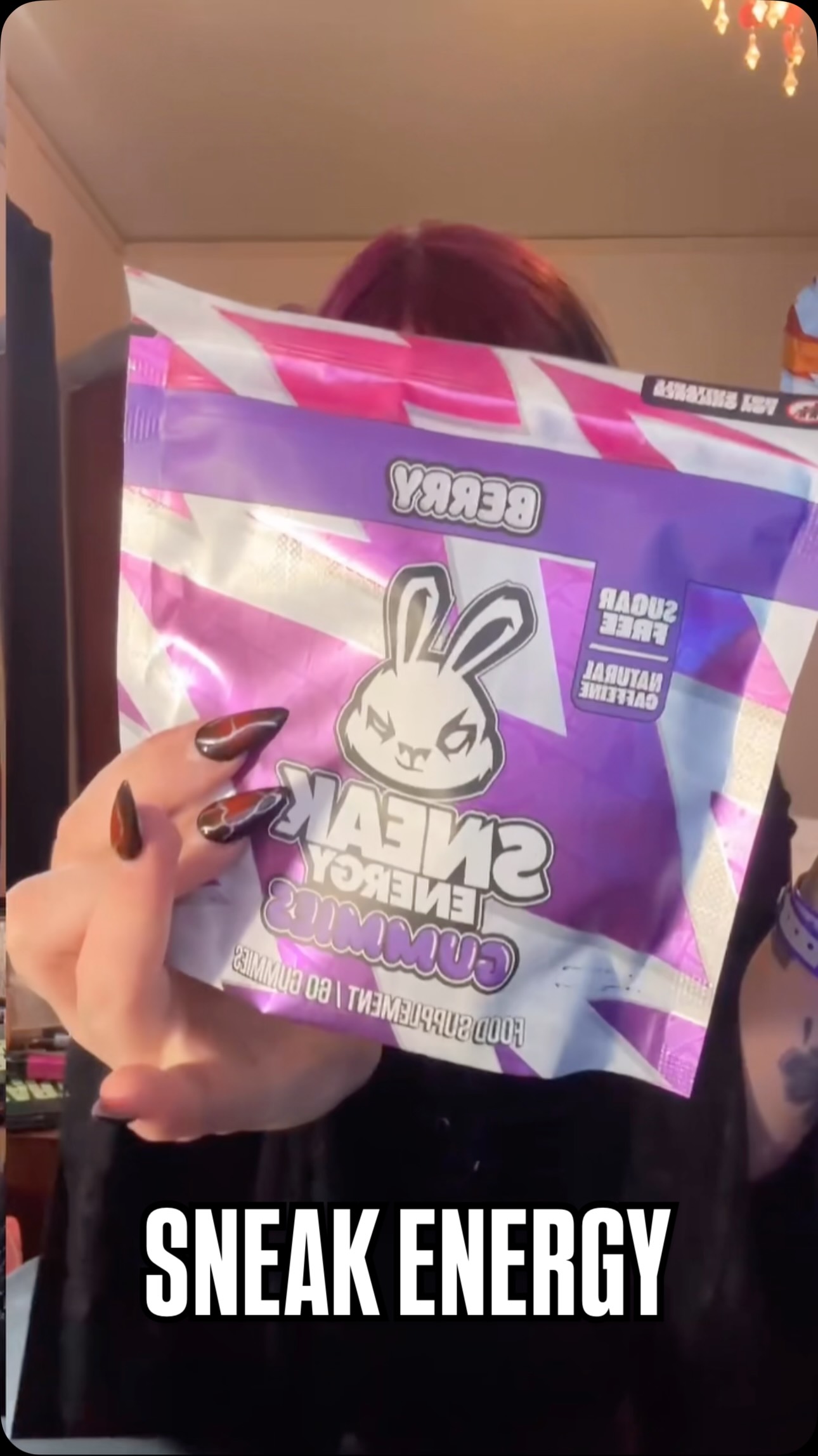 Instagram post by @officexgoth for Sneak Energy. Caption reads: [...] my influencer era 🤪
AD
Big thanks to Sneak....