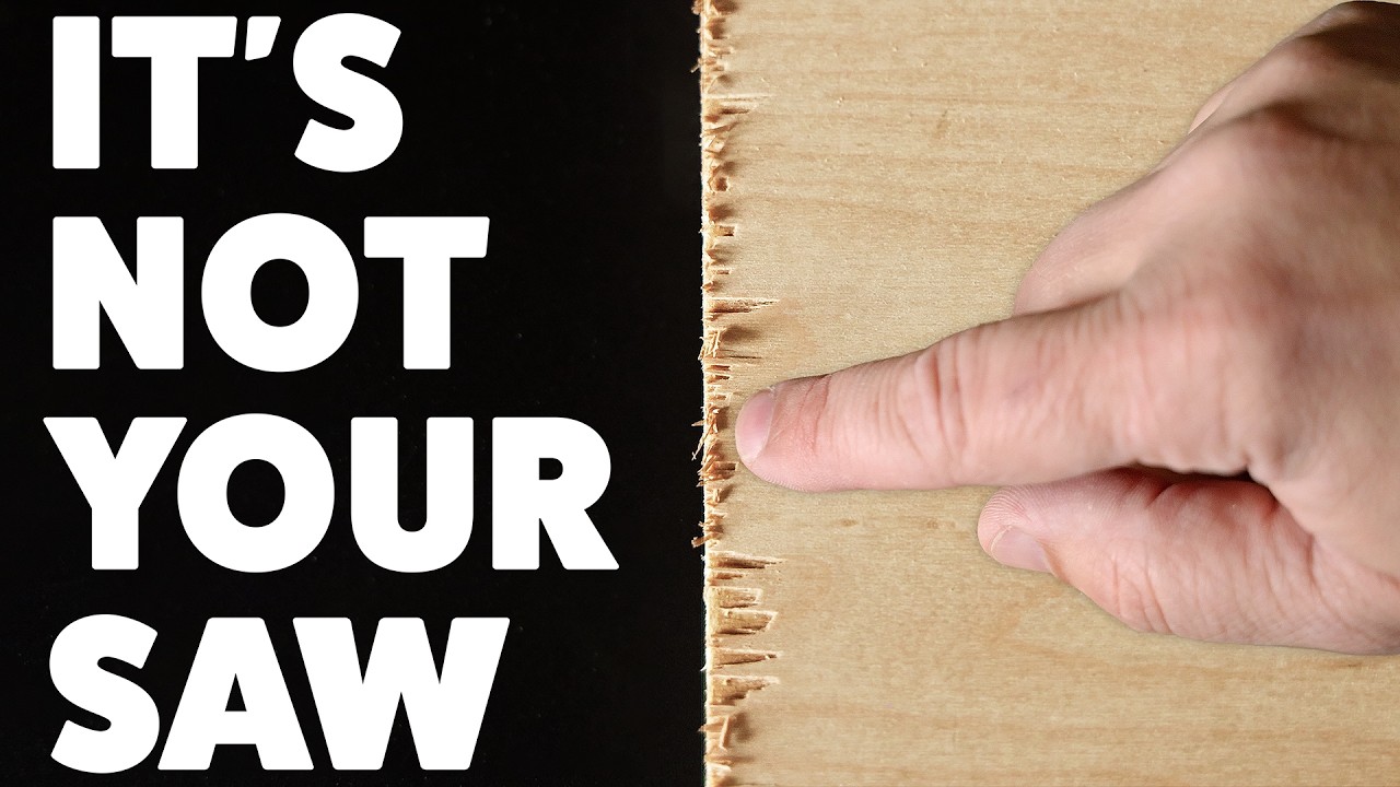 YouTube post by @MWAWoodworks for Leroy’s Blend. Caption reads: 5 costly plywood mistakes that will ruin your....