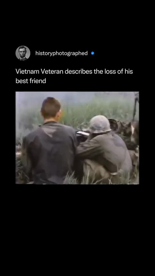 Instagram post by @historyphotographed for PBS. Caption reads: Unlike veterans from previous wars, Vietnam....