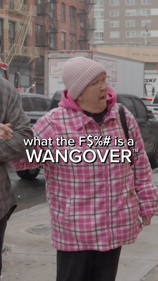 Instagram post by @therealangrygrandma for alexanderwang. Caption reads: one mean look for @therealangrygrandma 
-
as....