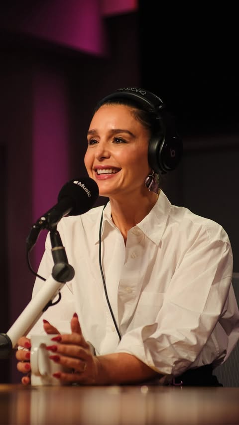 Instagram post by @jessiewareworld for Apple Music. Caption reads: [...] the @rebecca_judd show. Listen now on Apple....