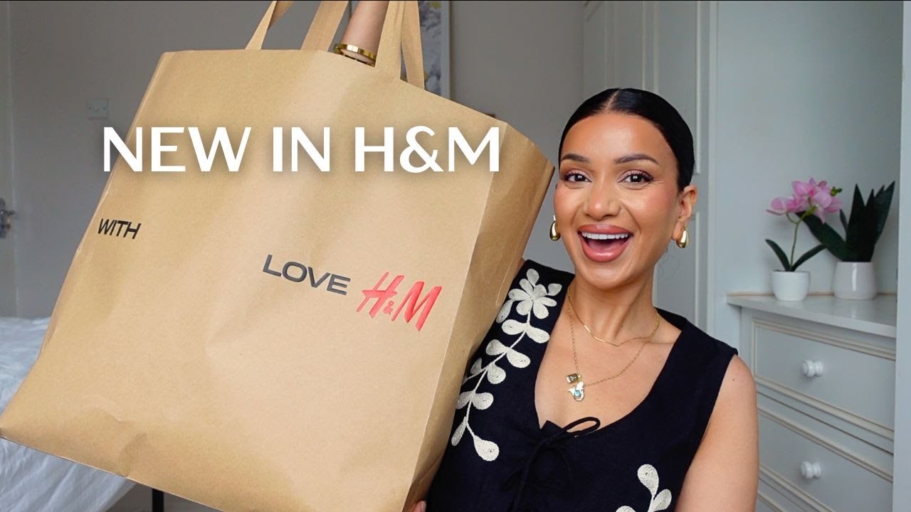 YouTube post by @AriyaLondon for THE COMMENSE. Caption reads: Hi guys! Hope you enjoy this H&M haul with some....