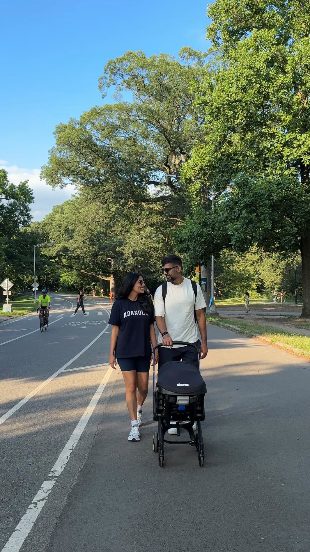 Instagram post by @suneetmaanthind for Doona. Caption reads: [...] love that we can go anywhere with our....