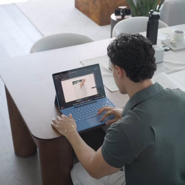 Instagram post by @brandonbalfourr for Windows. Caption reads: #MicrosoftPartner Ever see something online,....