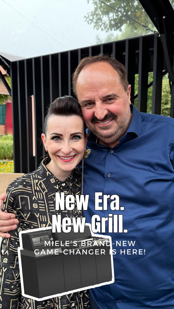 Instagram post by @heimogregorjessenko for Miele. Caption reads: The summer Miele just changed the game with the....