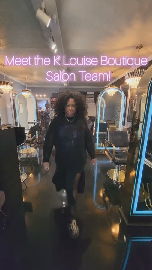 Instagram post by @haircolorkilla for Beauty Launchpad. Caption reads: 🌈 With a speciality in textured hair color, get....