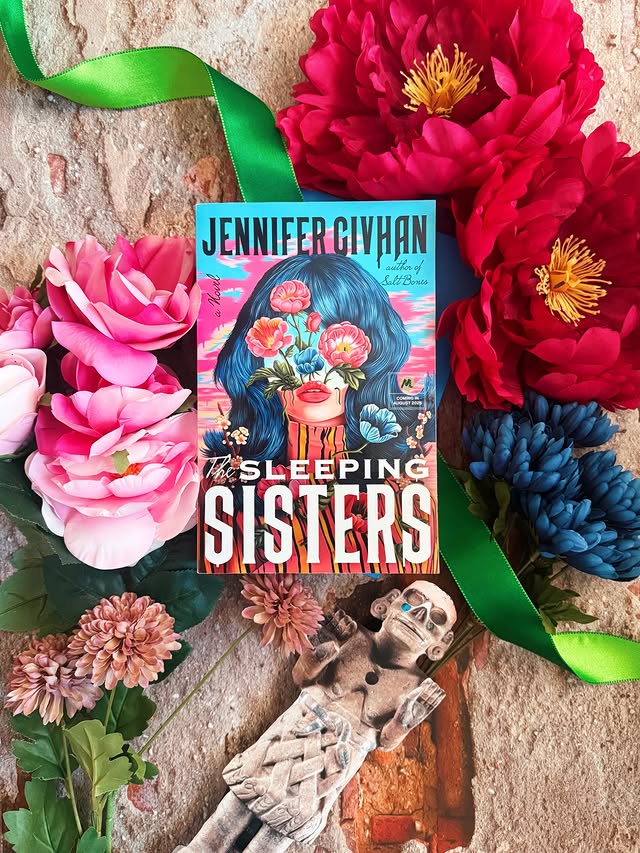 Instagram post by @aneedleinmybookstack for Little, Brown and Company. Caption reads: [...] Sisters | Jennifer Givhan Little, Brown and....