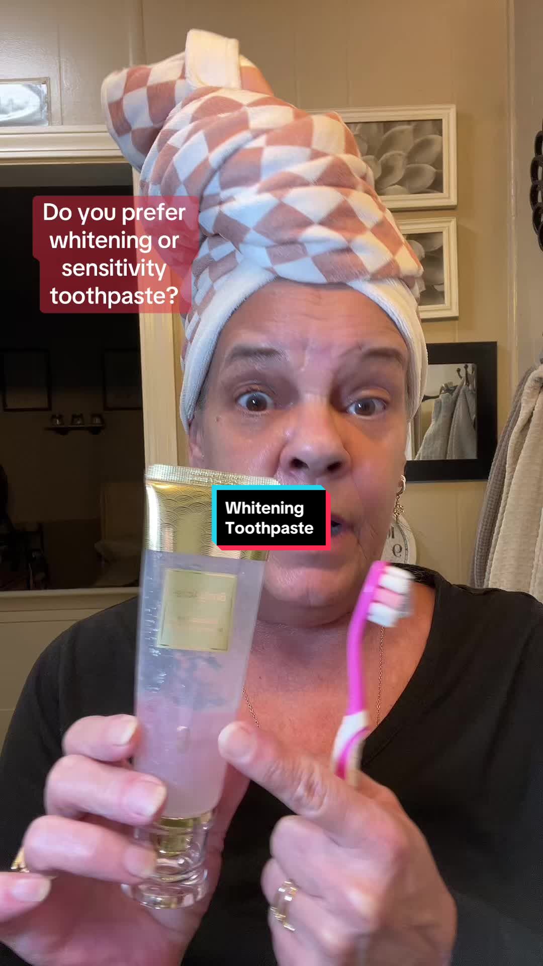 TikTok post by @dskid65 for Bodyaccel. Caption reads: My current favorite toothpaste is @BodyAccel US....