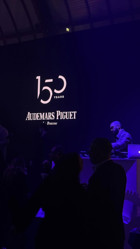 Instagram post by @wristmarvels for Audemars Piguet. Caption reads: Let’s stack for an AP event! 🫶🏼 @audemarspiguet....