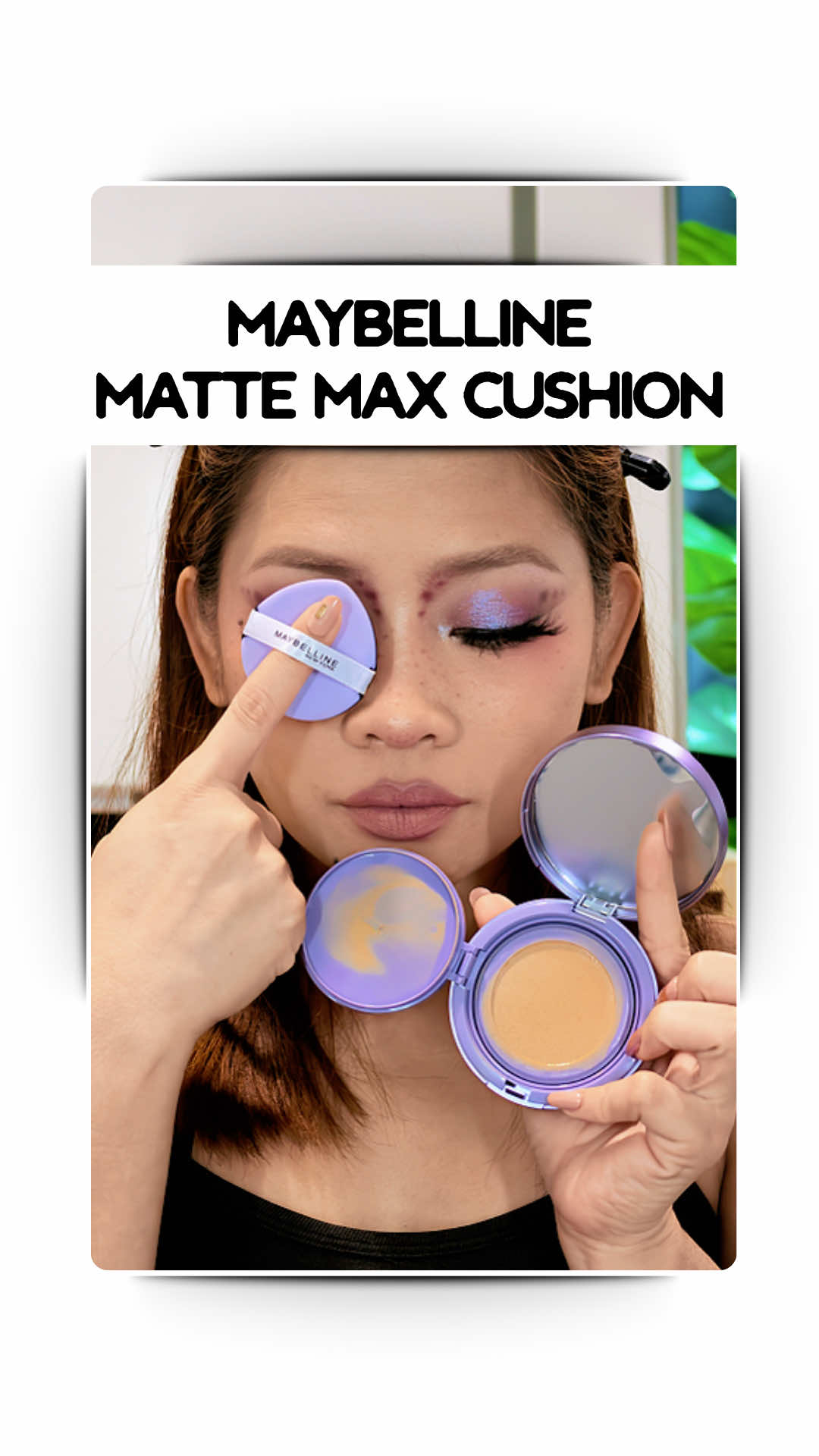 TikTok post by @marsh.marlo for Maybelline New York PH. Caption reads: [...] #MaybellineSquad @Maybelline New York PH.