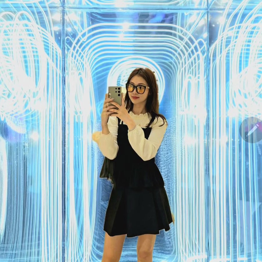 Instagram post by @thatszina for Samsung Singapore. Caption reads: [MARQUEE TICKETS GIVEAWAY🚨] This is me in Marquee....
