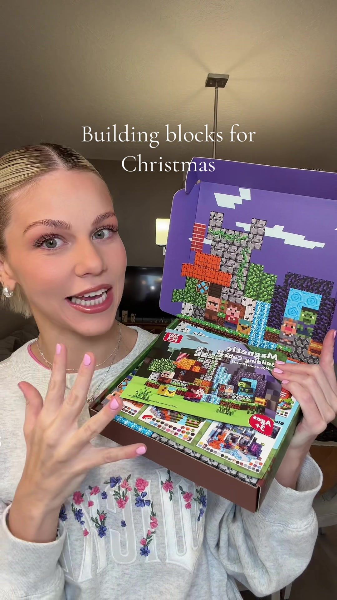 TikTok post by @tayylortaylor for Magnetopia. Caption reads: [...] block sets!!👀 #magneticblocks #magnetopia....