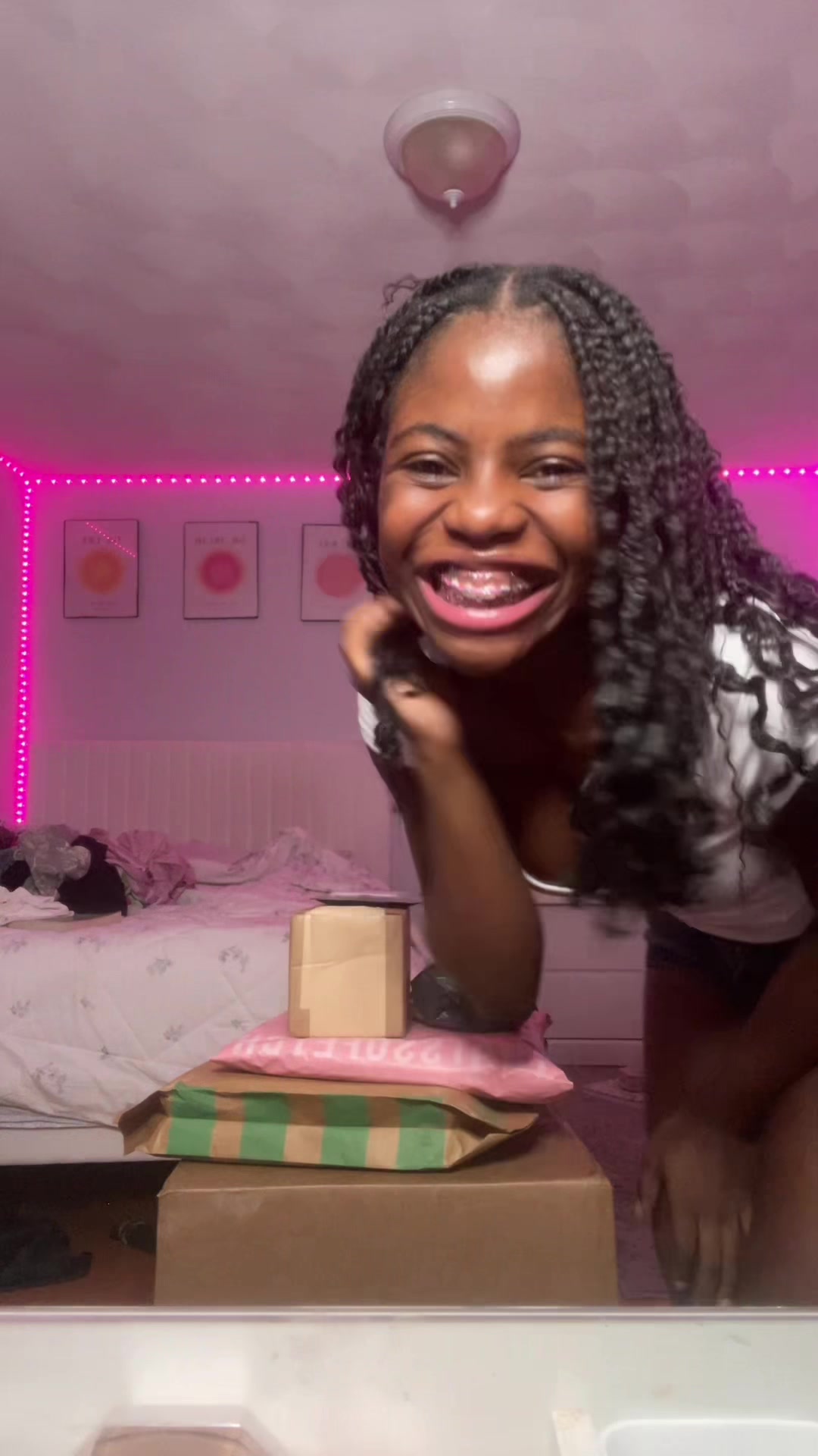 TikTok post by @iammitchellejames for Blunt Cases. Caption reads: [...] @Anta Sports US @BeetlesGelPolish @Blunt....