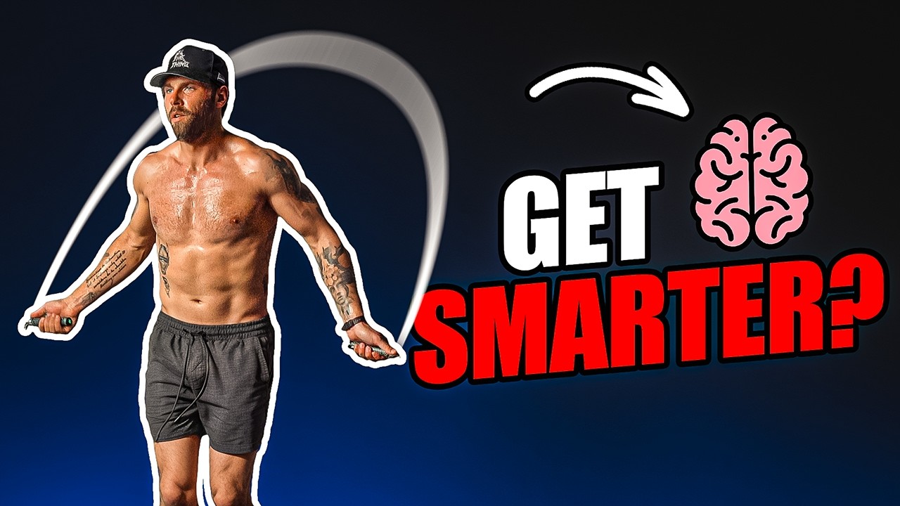 YouTube post by @JumpRopeDudes for Crossrope. Caption reads: Jump Rope Effects On The Brain.