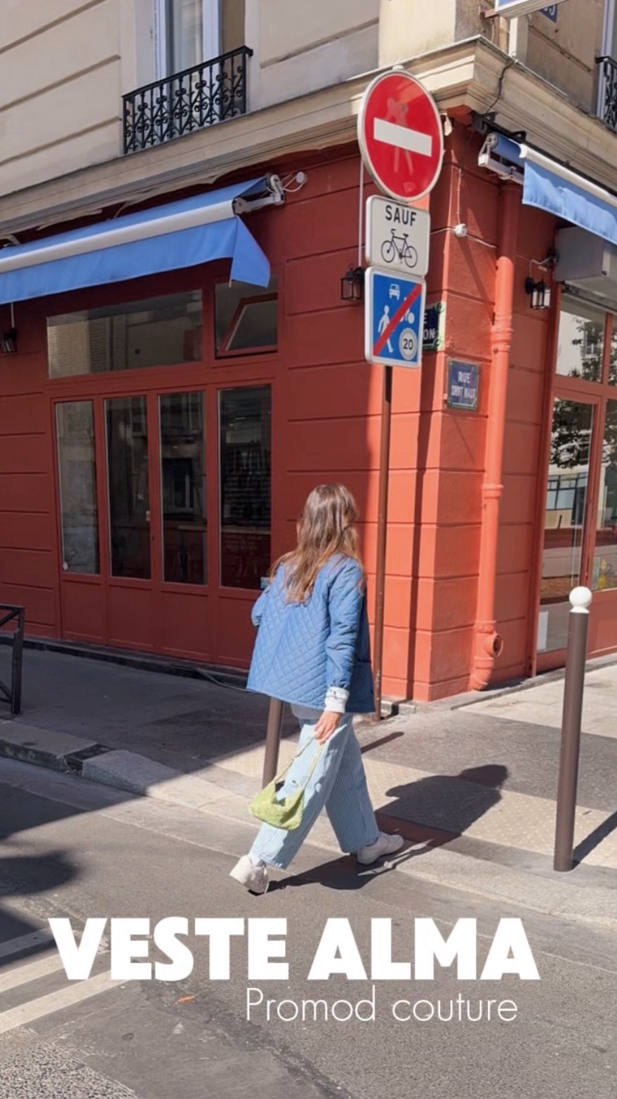 Instagram post by @theneedlegang for Promod. Caption reads: De vendeuse à créatrice de contenu 🤭✨🪡

Pour....