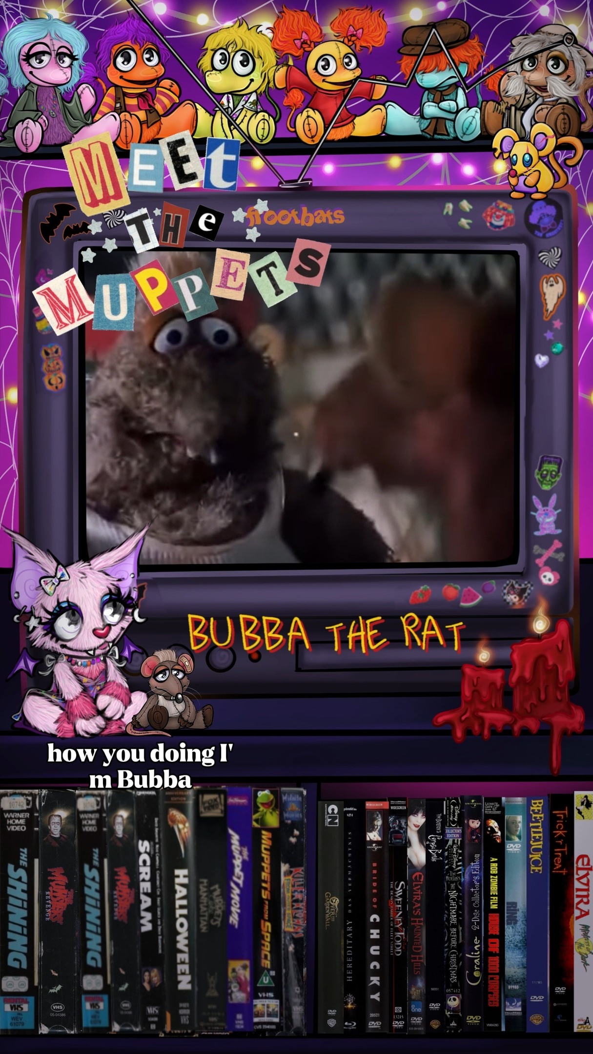 Instagram post by @fr00tbats for TruffleShuffle. Caption reads: YO!! SINCE IM BEHIND WE'RE DOIN ALL THE RATS THIS....