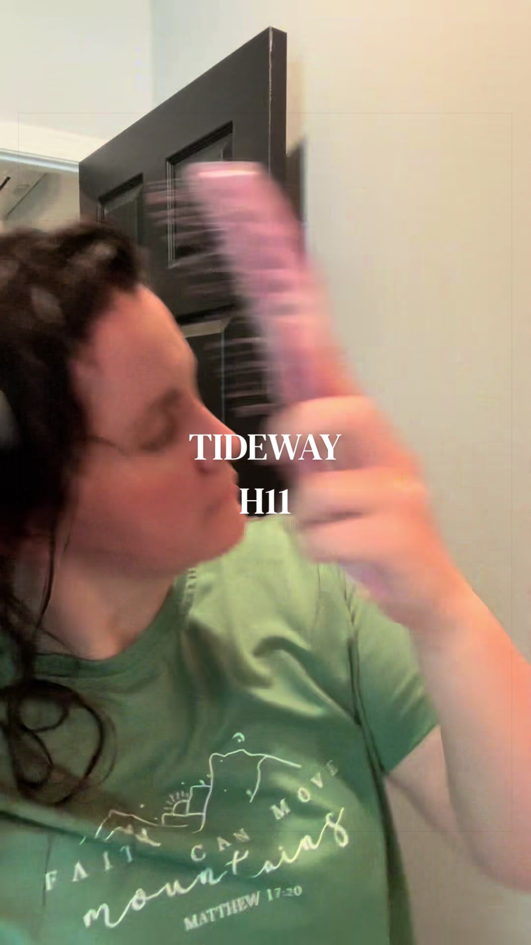 TikTok post by @demitanguay for Tideway. Caption reads: dry hair in 2 minutes?! 😍🙌🏼 #tideway....