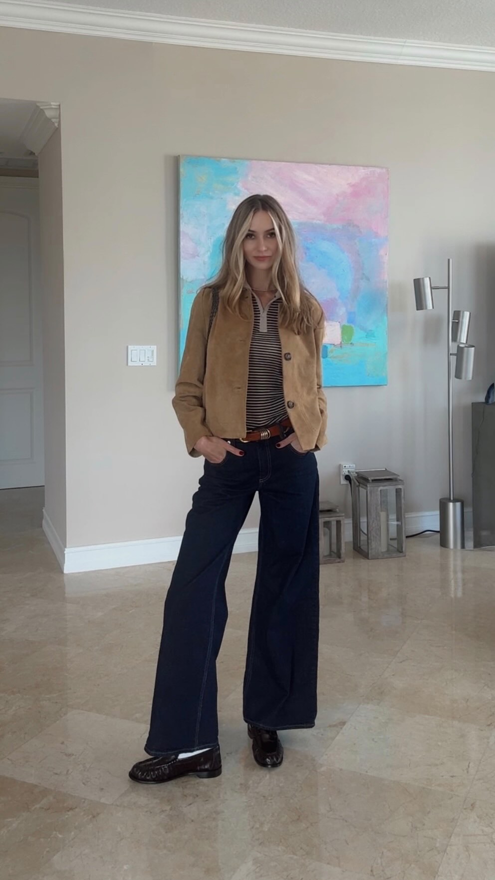 Instagram post by @juliakananovich for Maison Margiela Fragrances. Caption reads: October 🫶 @maisonmargielafragrances....