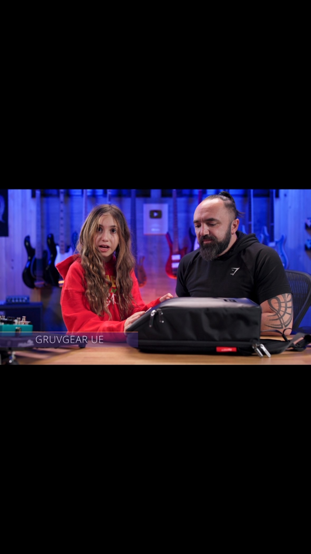 Instagram post by @ellenplaysbass for Ultimate Ears. Caption reads: Getting all your every day stuff organized is....