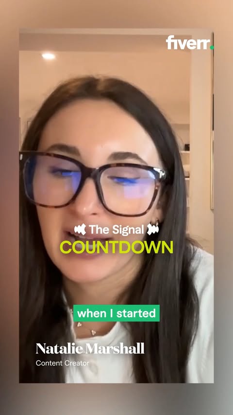 Instagram post by @itsterryrice for Fiverr. Caption reads: [...] moments from Seasons 1 and 2 of The Signal....