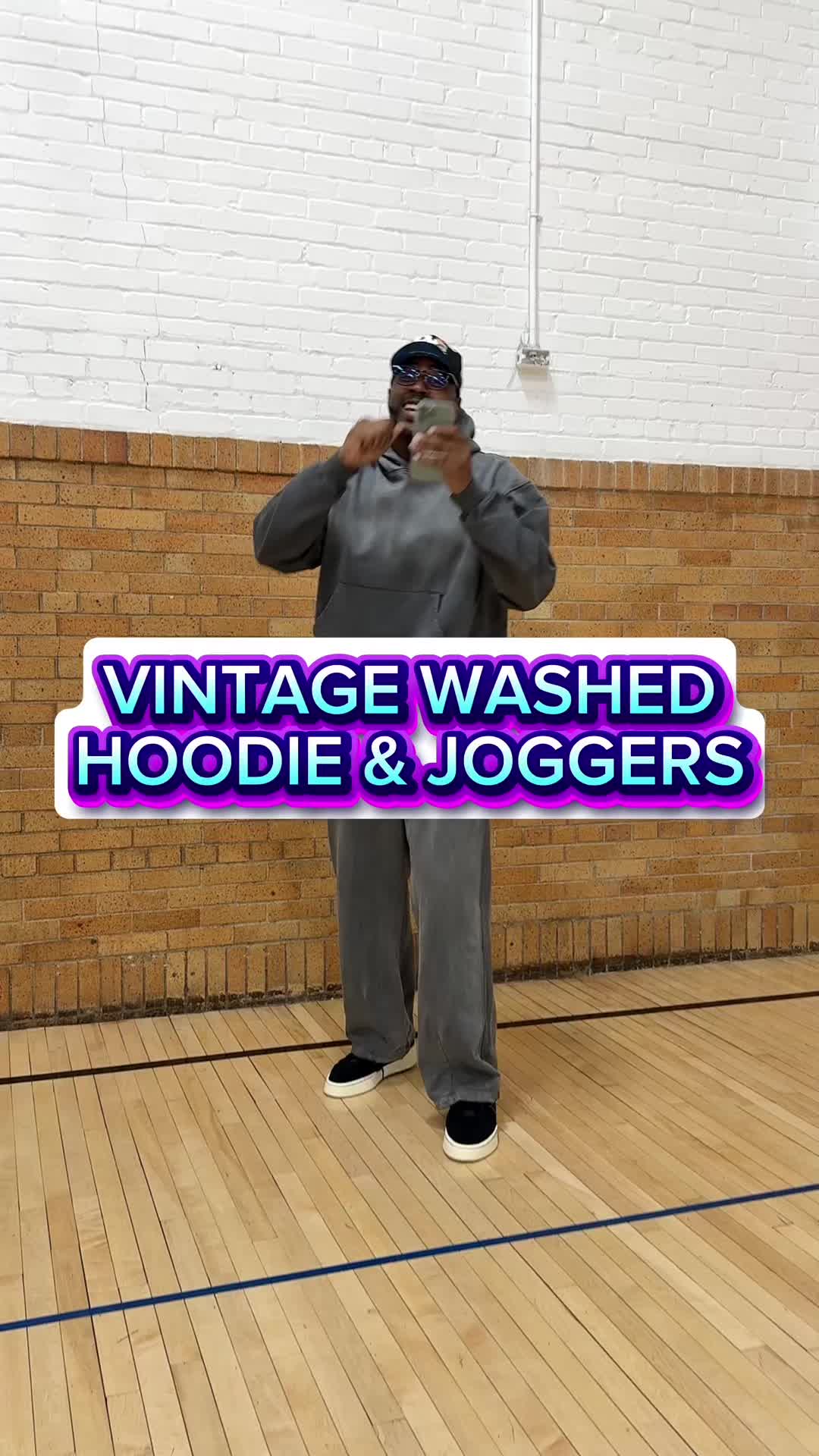 TikTok post by @itzzchicago for Culture Kings. Caption reads: [...] 🔥🔥 Vintage washed set 😮‍💨😮‍💨 @Culture....