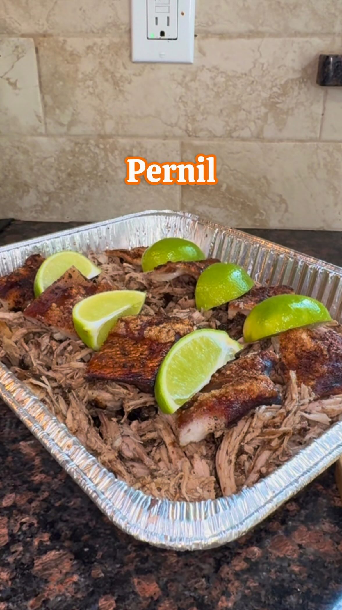 Instagram post by @atasteofmichelle for Reynolds Brands. Caption reads: Cousin, you ready to be the new pernil lady of the....