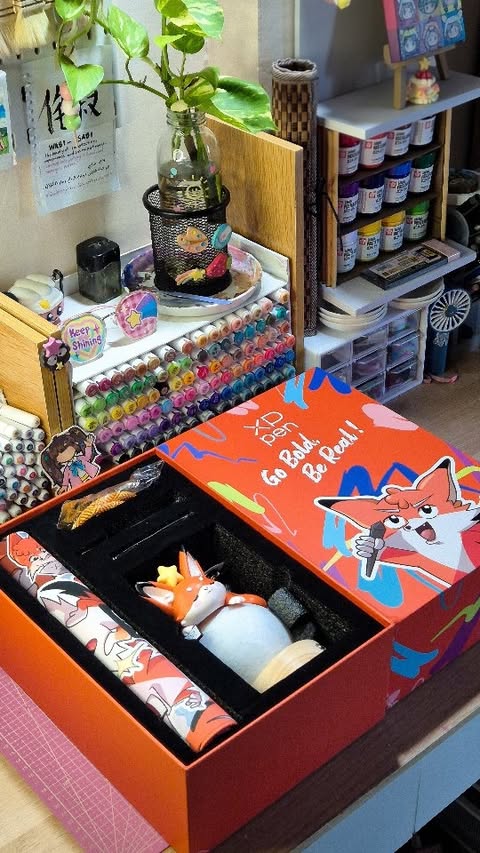 Instagram post by @abrarfj63 for XPPen. Caption reads: thank you @xppen @xppen.anz 🥹🧡🫶🏻
.
#XPPen....