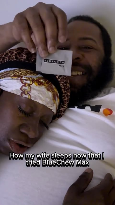 Instagram post by @gblacks718 for BlueChew. Caption reads: She said “what got into you?” @bluechew Max did.....