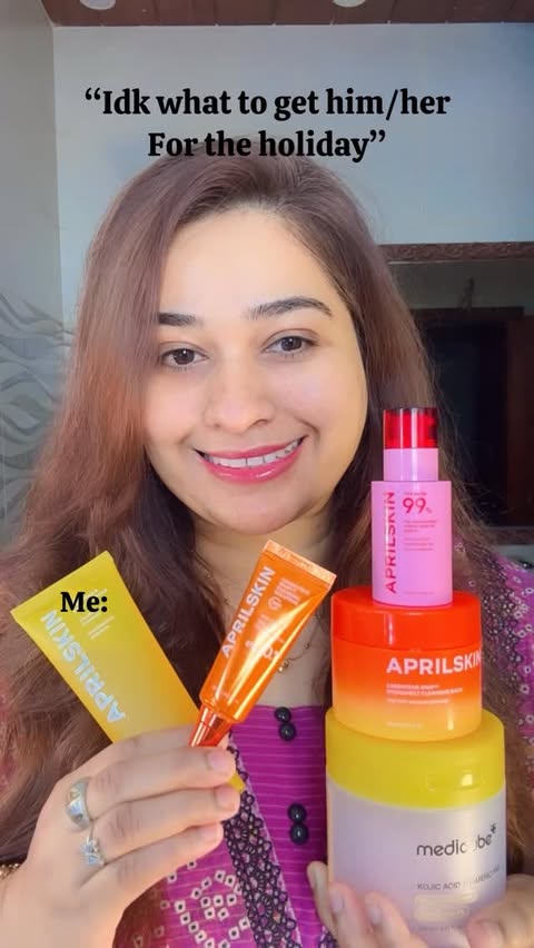 Instagram post by @_glow.with.sadia for APRILSKIN. Caption reads: @aprilskin_global 

APRILSKIN

#APRILSKIN [...].