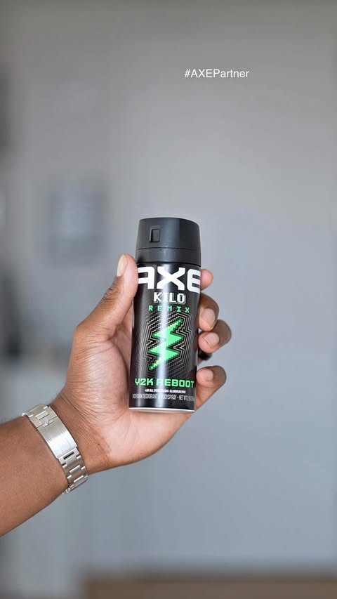 Instagram post by @qharris18 for AXE. Caption reads: [...] Collection at Walmart before it’s gone.....