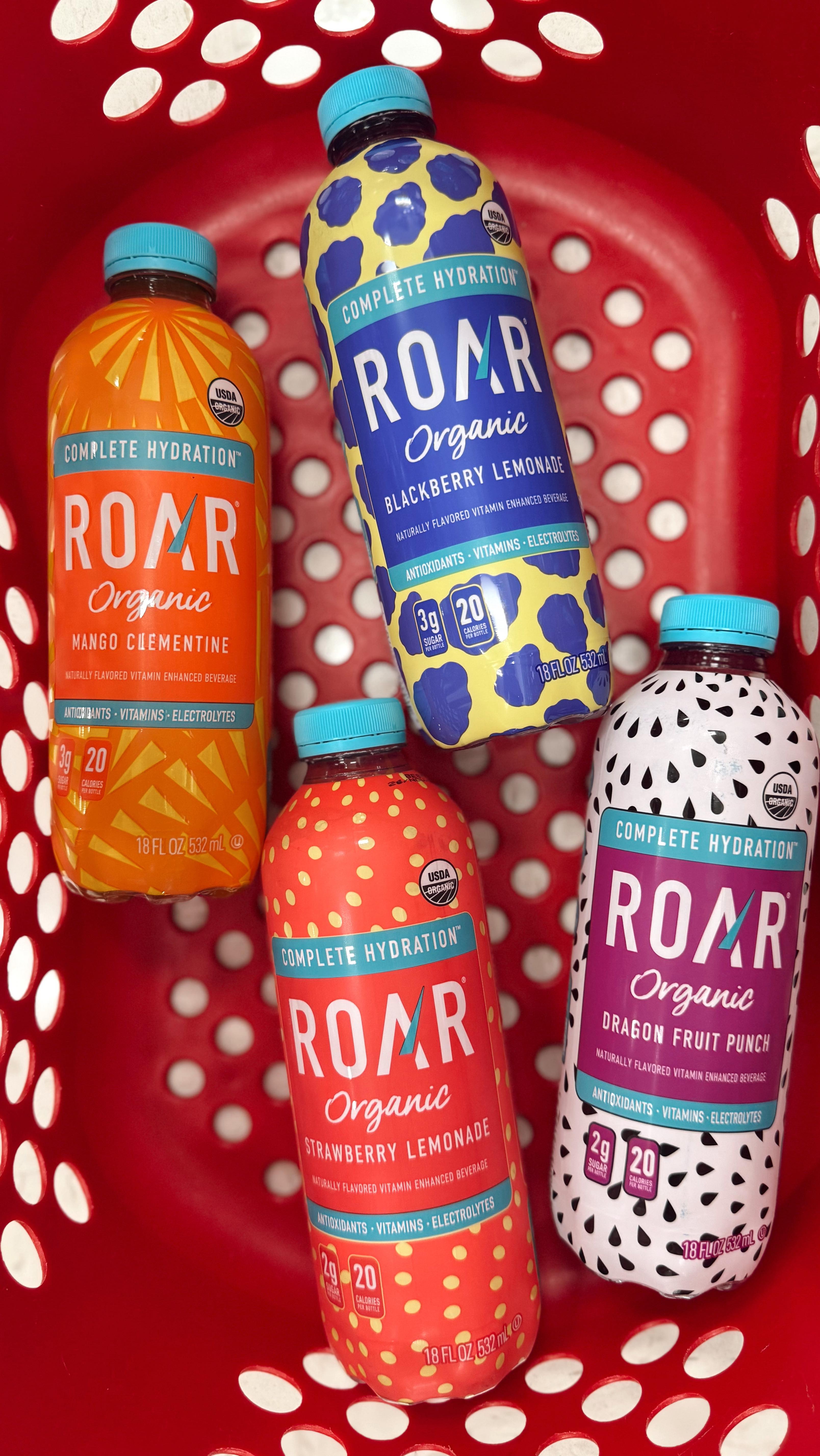 Instagram post by @best.of.target for ROAR Organic. Caption reads: I’m so excited to tell you that ROAR organic is....