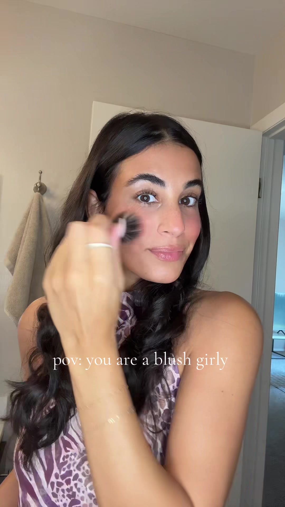 TikTok post by @alexis_terrana for EM Cosmetics. Caption reads: Sunkissed look all summer long 🩷☀️@EM Cosmetics....