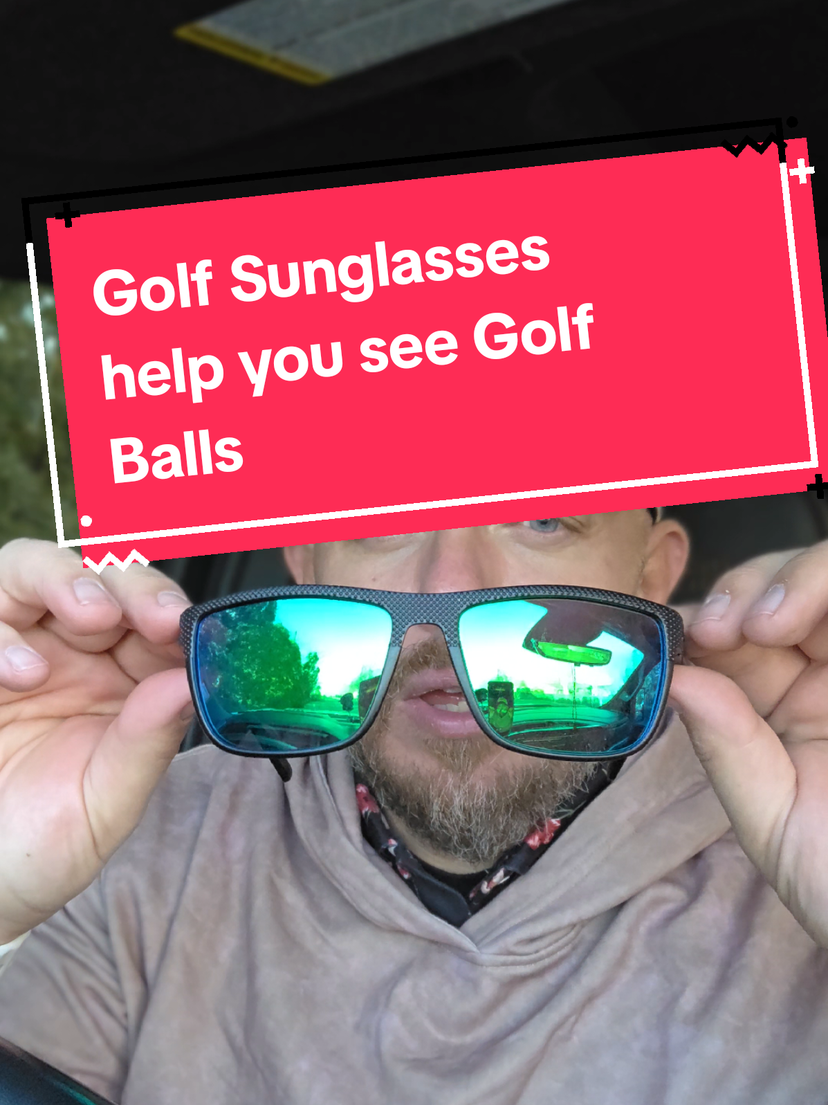 TikTok post by @ceo_jg3 for Arttodo Golf. Caption reads: [...] that help you find Golf balls. @arttodogolf....