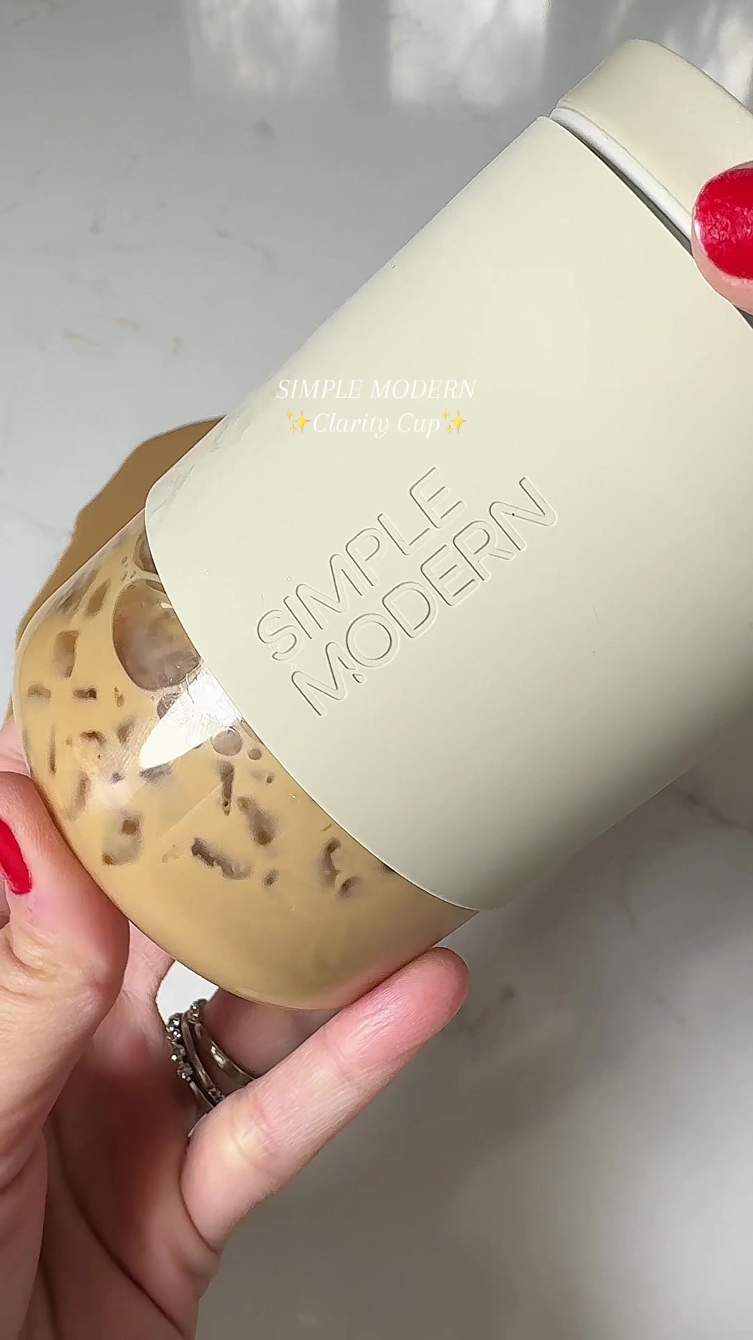 TikTok post by @countingthecoynes for Simple Modern. Caption reads: [...] “I don’t need another cup” Simple Modern....