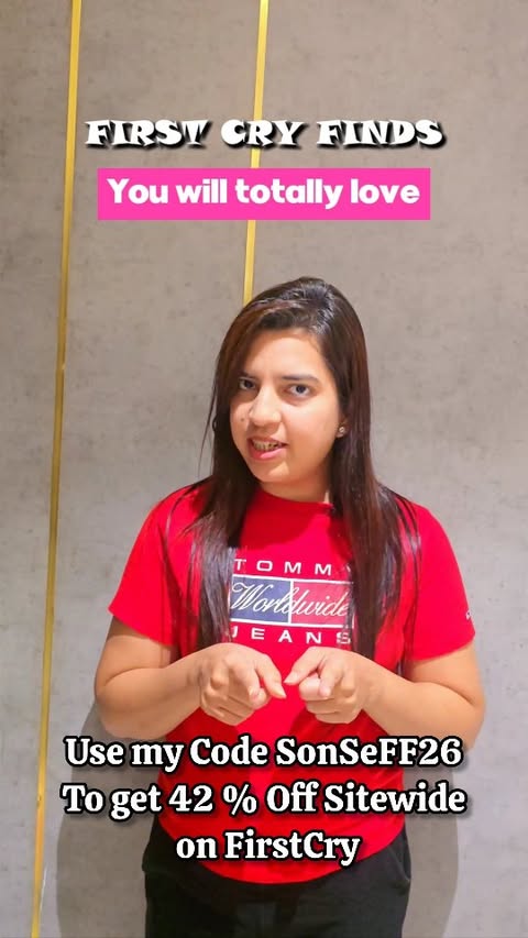 Instagram post by @mama_in_heels_ for FirstCry. Caption reads: #Collaboration with @firstcryindia Here are my....