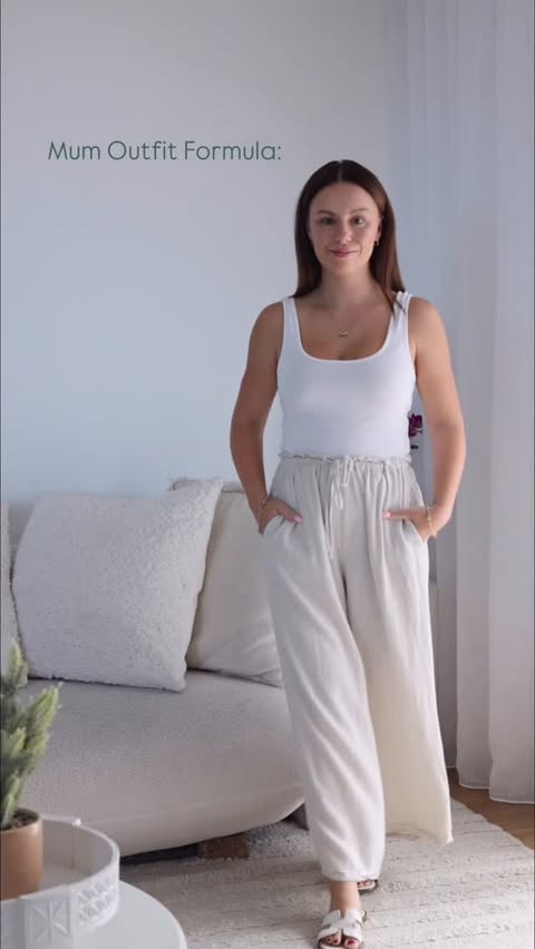 Instagram post by @samanthaelle.x for Salty Crush. Caption reads: Easy Everyday Outfit Details ↓

Singlet....