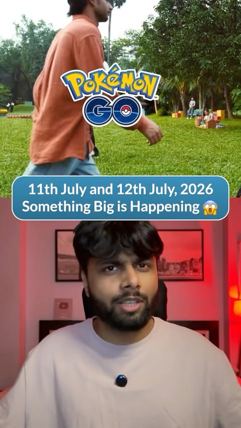 Instagram post by @iamharshvikas for Pokémon GO. Caption reads: 🚨 The biggest Pokémon GO weekend of the year is....