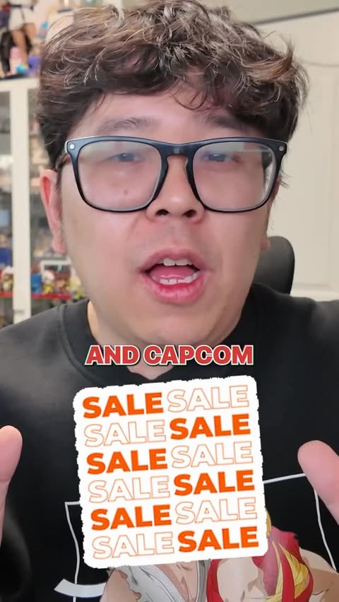 Instagram post by @jwonggg for Capcom. Caption reads: So @capcomusa is having a HUGe Publisher sale and....