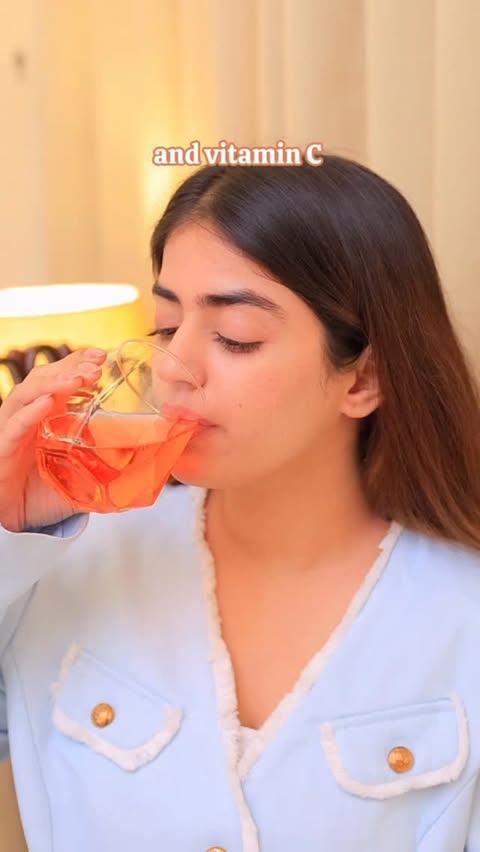 Instagram post by @jaspreetkaur_kalsi for Wellbeing Nutrition. Caption reads: [...] when I added Glow Collagen by Wellbeing....