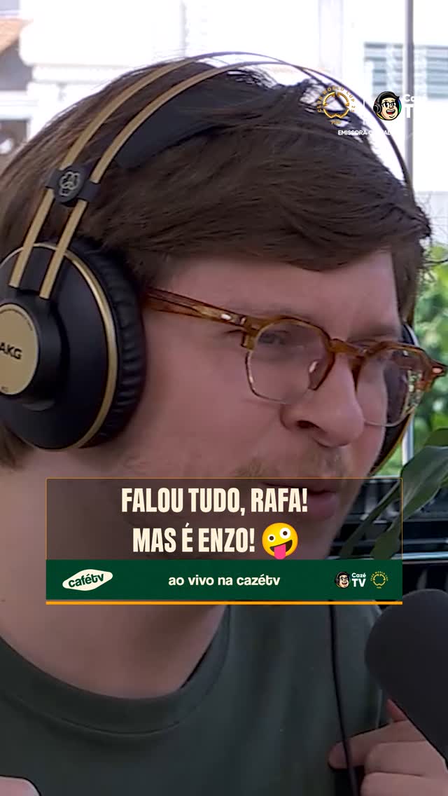 Instagram post by @rafaelsaraiva28 for CazéTV. Caption reads: [...] PRO CAFÉTV!!! LINK NOS STORIES!!!....