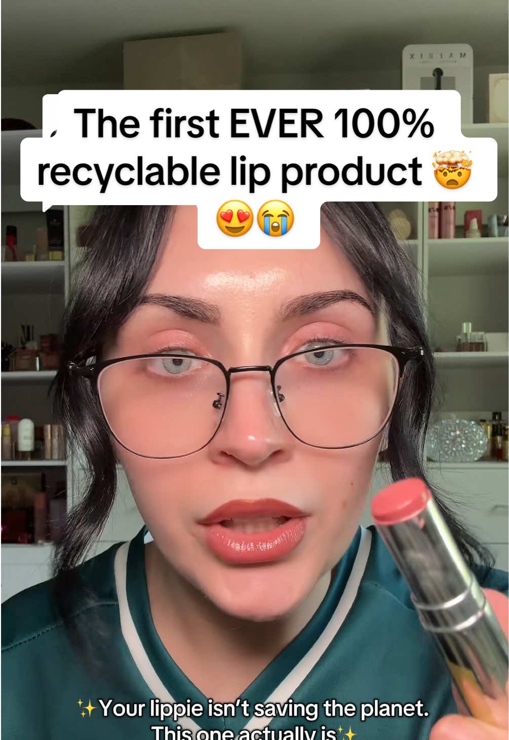 TikTok post by @bishuwish for Aora Makeup. Caption reads: Replying to @they.luv.maddie._ you absolutely can....