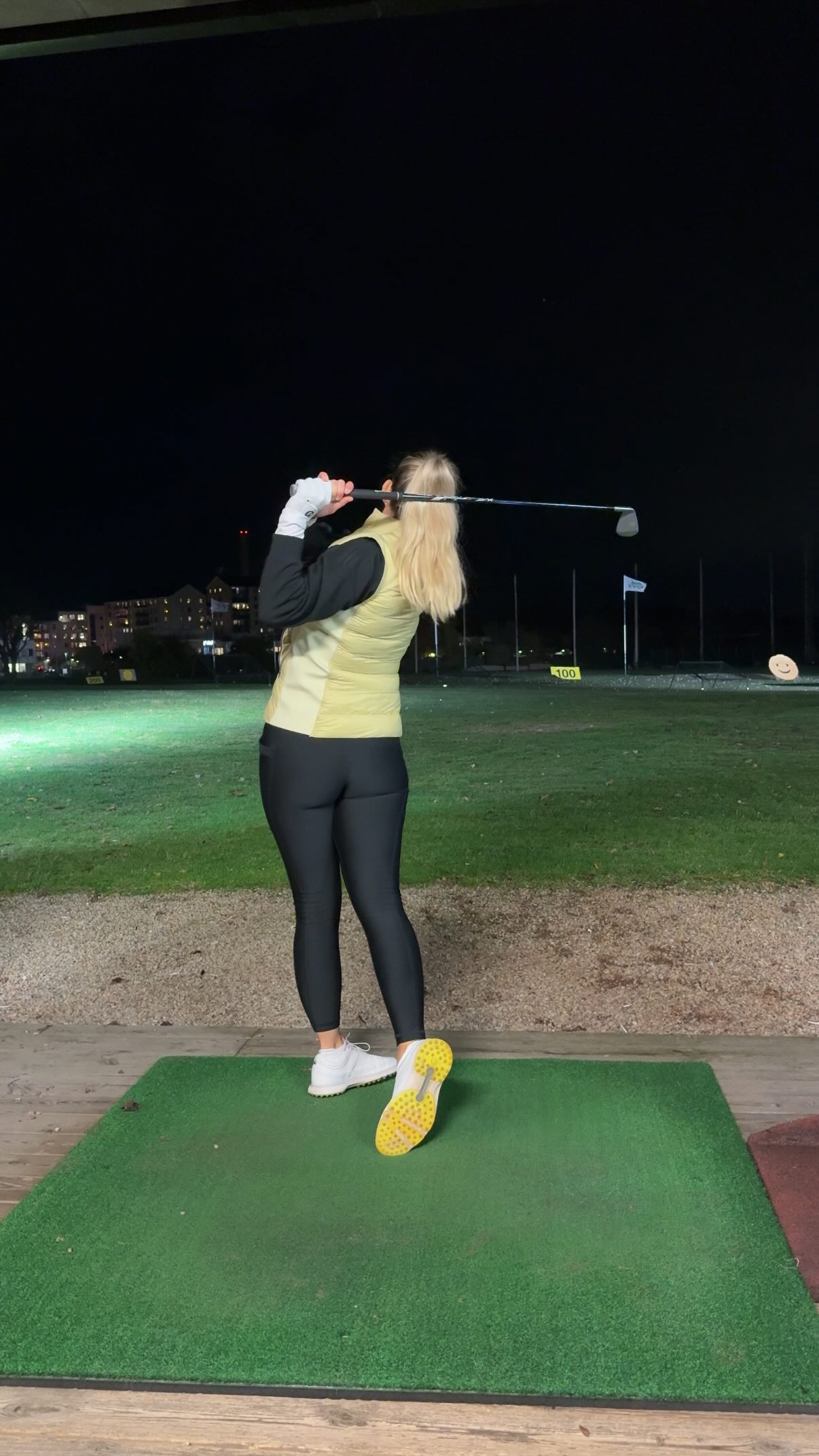 Instagram post by @ellieeskoog for Stella McCartney. Caption reads: what are you working on in your game at the....