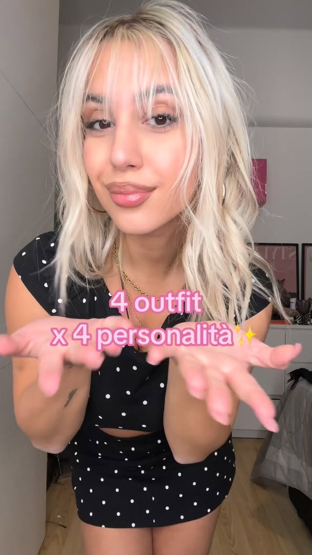 Instagram post by @brendariccio for Cider. Caption reads: 4 outfit x 4 personalità con @shopcider ✨🛍️....