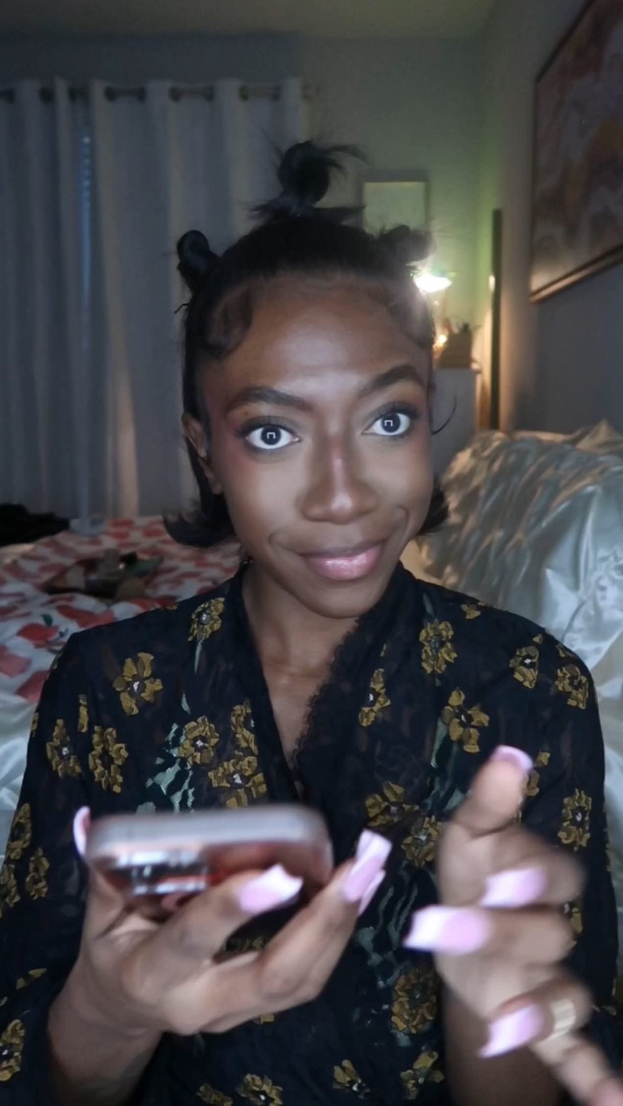 Instagram post by @thereelnotoriousvic for Bumble. Caption reads: GETTING INTENTIONAL MATCHES AND LEARNING MORE....