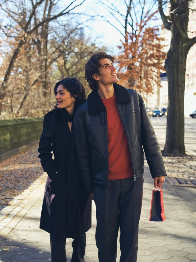 Instagram post by @tonyozkan for Theory. Caption reads: [...] for my beloved ones this year with @theory__.