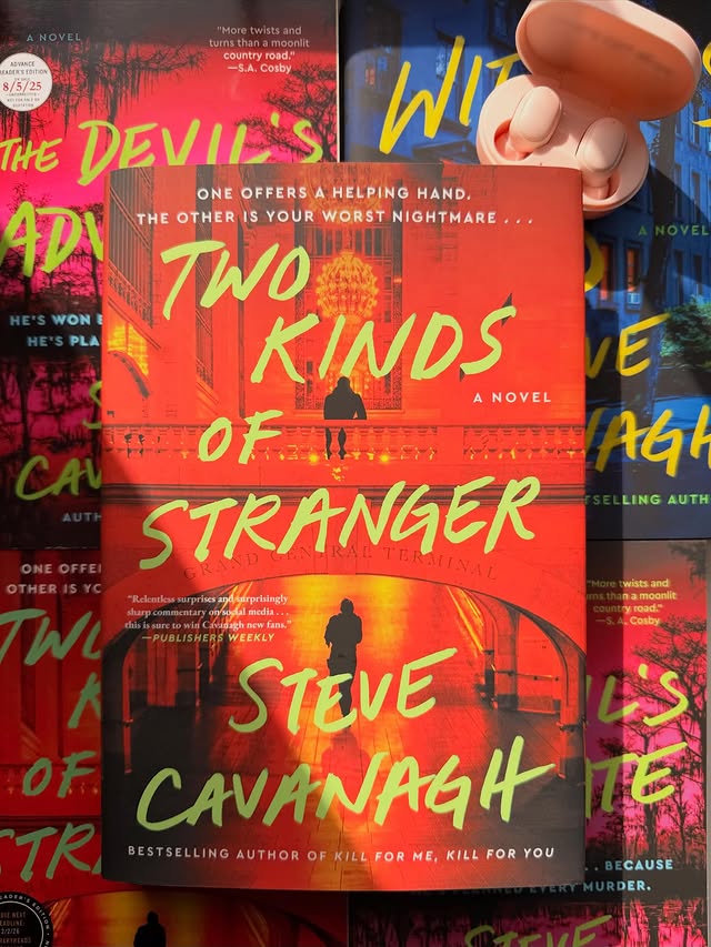 Instagram post by @milesofpages for Atria Books. Caption reads: Two Kinds of Stranger:⁣ ⁣ Thank you @atriabooks....