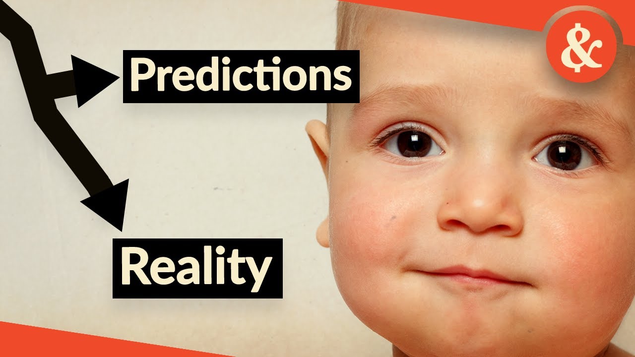 YouTube post by @MoneyMacro for Saily. Caption reads: Why humanity will shrink far sooner than we....