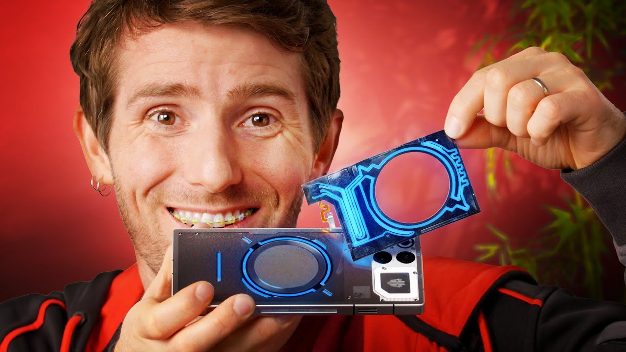 YouTube post by @LinusTechTips for Dbrand. Caption reads: This Water Cooled Phone is the Fastest We’ve....